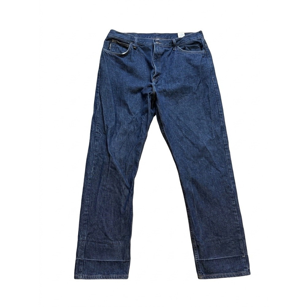Bulwark FR Flame Resistant Jeans Mens 40x32 Blue Denim Work Pants Arc 21 ATPV
